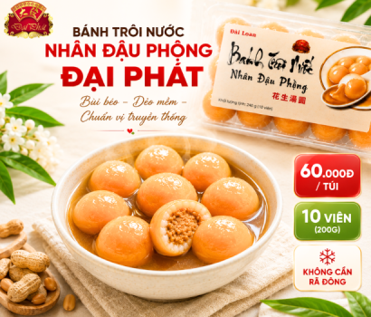BÁNH TRÔI NƯỚC NHÂN ĐẬU PHỘNG
