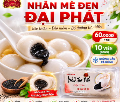 BÁNH TRÔI NƯỚC NHÂN MÈ ĐEN