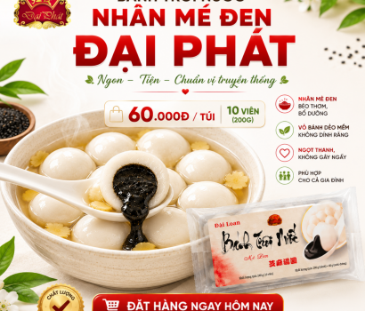 BÁNH TRÔI NƯỚC NHÂN MÈ ĐEN
