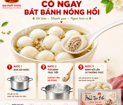 BÁNH TRÔI NƯỚC NHÂN THỊT HEO ĐẠI PHÁT