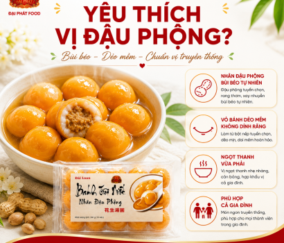 BÁNH TRÔI NƯỚC NHÂN ĐẬU PHỘNG