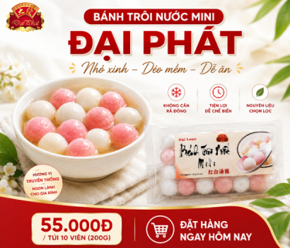 BÁNH TRÔI NƯỚC MINI