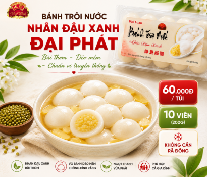 BÁNH TRÔI NƯỚC NHÂN MÈ ĐEN